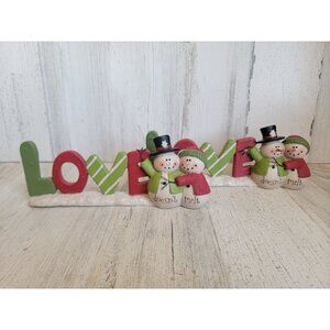 Hallmark Suzi love doesn't, Mel Xmas vintage home decor set